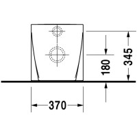 Приставной унитаз Duravit Starck 2 2128090000