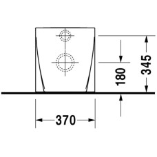 Приставной унитаз Duravit Starck 2 2128090000