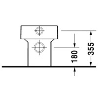 Приставной унитаз Duravit Vero 2117090000