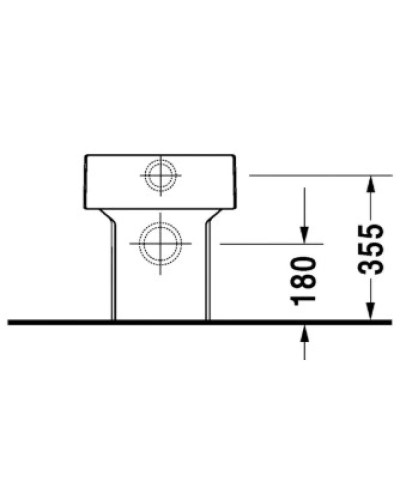 Приставной унитаз Duravit Vero 2117090000