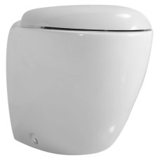 Унитаз Azzurra Clas+ CLP 150/P bi+CLA1850/F bi/cr приставной с сиденьем Микролифт