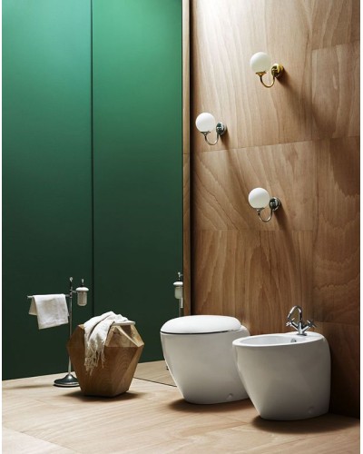 Унитаз Azzurra Clas+ CLP 150/P bi+CLA1850/F bi/cr приставной с сиденьем Микролифт