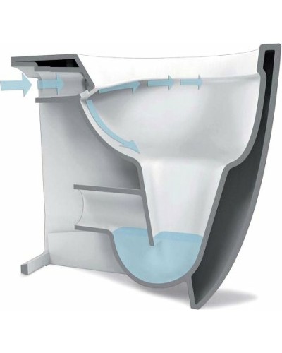 Унитаз Simas Vignoni VI21bi приставной без сиденья