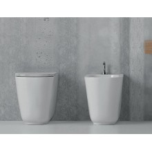 Унитаз Kerasan Tribeca 511830 приставной Белый матовый без сиденья