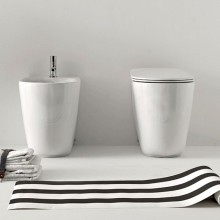 Унитаз Kerasan Nolita 531830 приставной Белый матовый без сиденья