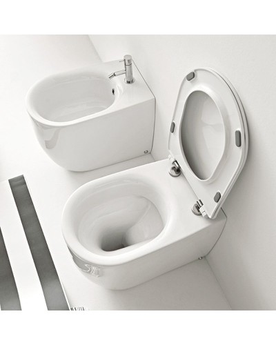 Унитаз Kerasan Nolita 531830 приставной Белый матовый без сиденья