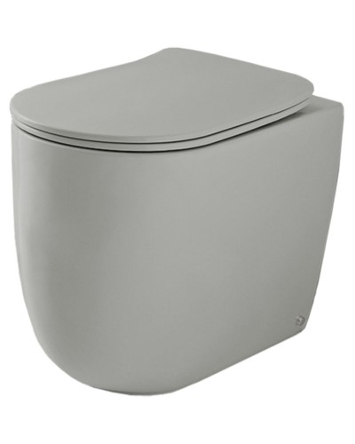 Унитаз Kerasan Nolita 531859 приставной Grigio matt без сиденья