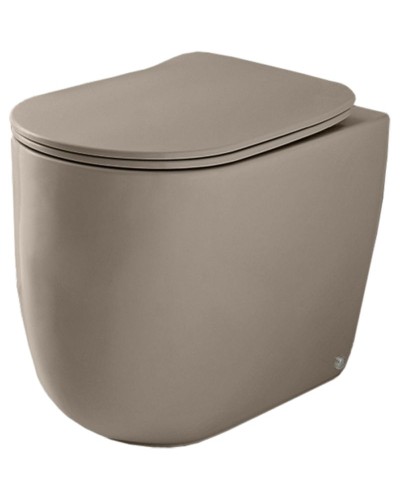 Унитаз Kerasan Nolita 531881 приставной Nocciola mat без сиденья