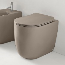 Унитаз Kerasan Nolita 531881 приставной Nocciola mat без сиденья