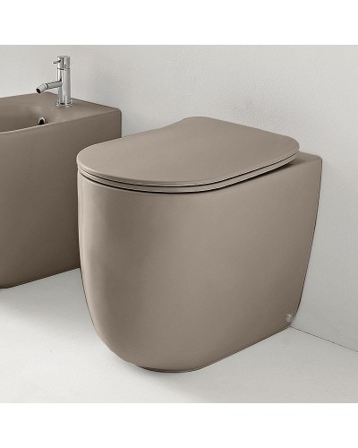 Унитаз Kerasan Nolita 531881 приставной Nocciola mat без сиденья