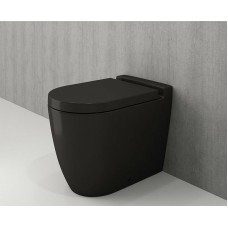 Унитаз Bocchi Venezia 1301-004-0129 приставной Черный матовый без сиденья