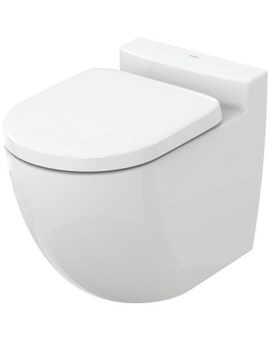 Приставной безободковый унитаз Toto NC CW763PB#XW