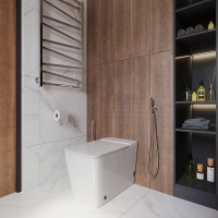 Унитаз Grossman GR-PR-5501 приставной с сиденьем Микролифт