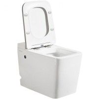 Унитаз Abber Rechteck AC1212P приставной с сиденьем Микролифт