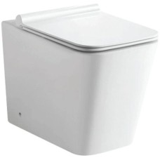 Приставной безободковый унитаз с сиденьем микролифт Jaquar Aria ARS-WHT-39955