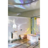 Приставной безободковый унитаз Laufen Sonar 8.2334.1.000.000.1