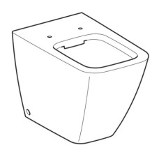 Приставной безободковый унитаз Geberit iCon Square 211910000