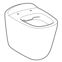 Приставной безободковый унитаз Geberit Citterio 500.512.01.1