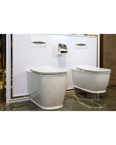 Унитаз BelBagno Prado BB10150CB приставной без сиденья