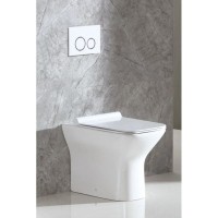 Приставной безободковый унитаз BelBagno Romano BB248CBR