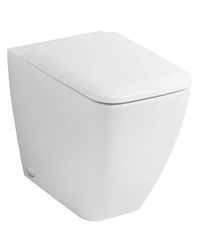 Приставной безободковый унитаз Geberit iCon Square 211910000