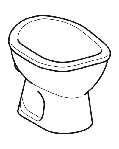 Приставной унитаз Geberit Bambini 211650000