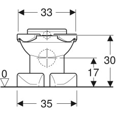 Приставной унитаз Geberit Bambini Y212010000
