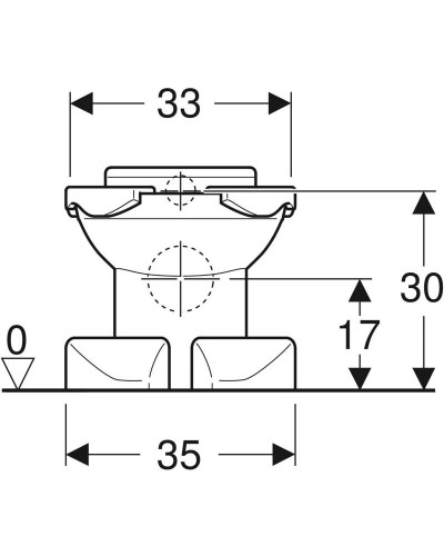 Приставной унитаз Geberit Bambini Y212010000