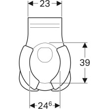 Приставной унитаз Geberit Bambini Y212010000