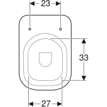 Приставной унитаз Geberit Renova Comfort 218500000