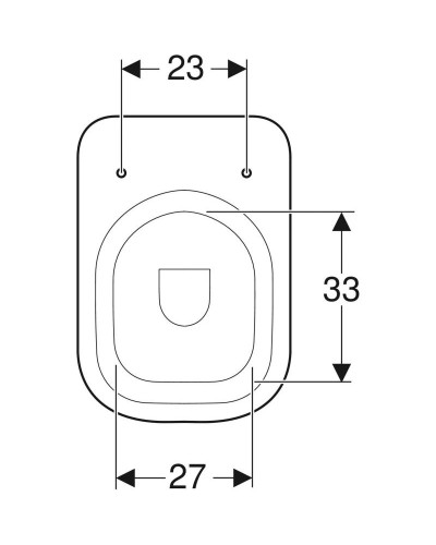 Приставной унитаз Geberit Renova Comfort 218500000