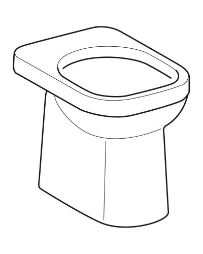 Приставной унитаз Geberit Renova Comfort 218500000