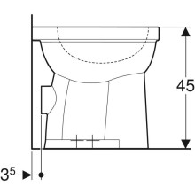 Приставной унитаз Geberit Renova Comfort 218510000