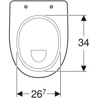 Приставной унитаз Geberit Renova Comfort 218520000
