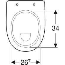 Приставной унитаз Geberit Renova Comfort 218520000