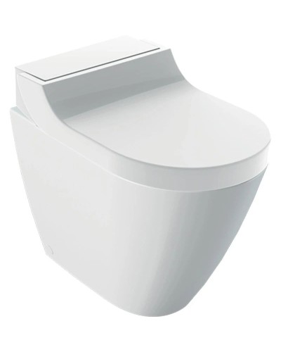 Приставной безободковый унитаз с функцией биде Geberit AquaClean Tuma Comfort 146.310.11.1