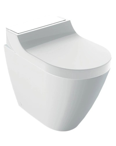 Приставной безободковый унитаз с функцией биде Geberit AquaClean Tuma Comfort 146.310.SI.1