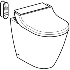 Приставной безободковый унитаз с функцией биде Geberit AquaClean Tuma Comfort 146.310.SI.1