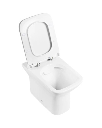 Приставной безободковый унитаз BelBagno Romano BB248CBR