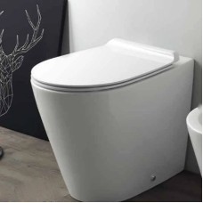 Приставной безободковый унитаз Simas Gambassi GA01bi