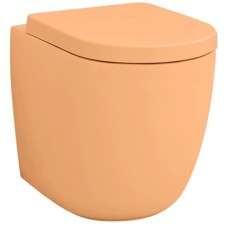 Приставной безободковый унитаз Artceram File 2.0 FLV005 13 00 arancio cammeo