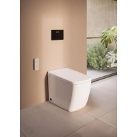 Приставной безободковый унитаз с функцией биде с сиденьем микролифт VitrA V-Care Prime 7232B403-6217