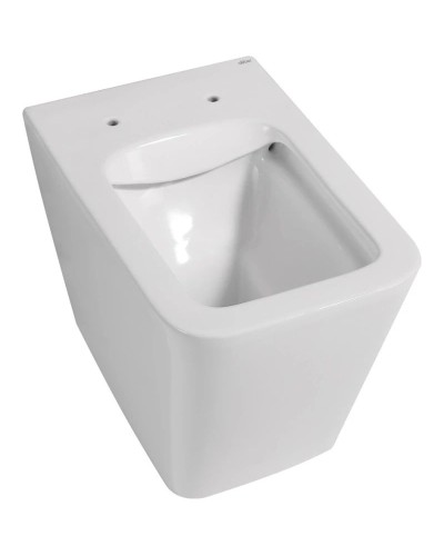 Приставной безободковый унитаз с сиденьем микролифт Abber Rechteck AC1211