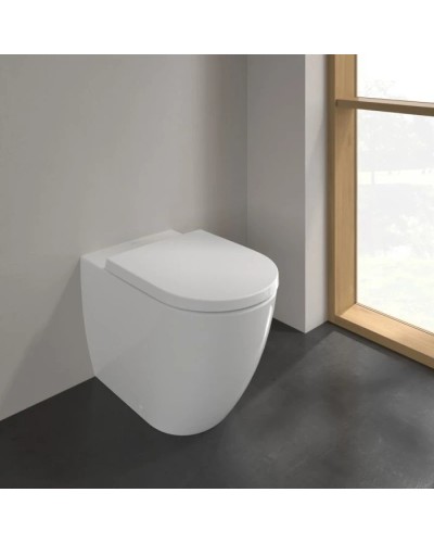 Приставной безободковый унитаз Villeroy & Boch Subway 3.0 4671T001