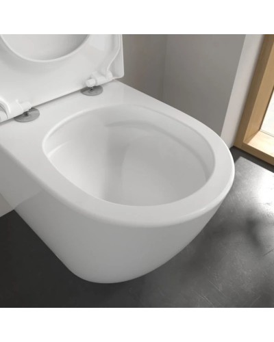 Приставной безободковый унитаз Villeroy & Boch Subway 3.0 4671T0R1