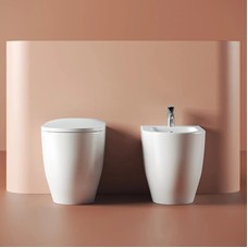 Приставной безободковый унитаз Artceram Monet MNV002 01 00