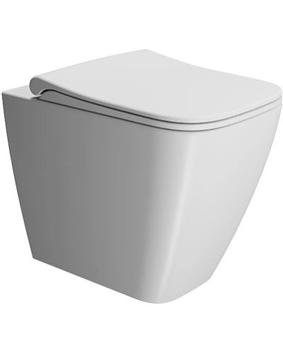 Приставной безободковый унитаз GSI Nubes 961009