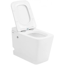 Напольный унитаз с сиденьем микролифт с импульсным смывом Abber Rechteck AC1213P