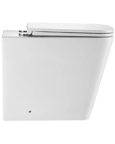 Приставной безободковый унитаз с сиденьем микролифт GID TRS-264