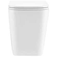 Приставной безободковый унитаз с сиденьем микролифт GID TRS-264